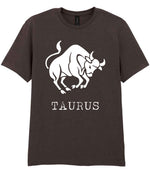 Taurus t-shirt in dark chocolate
