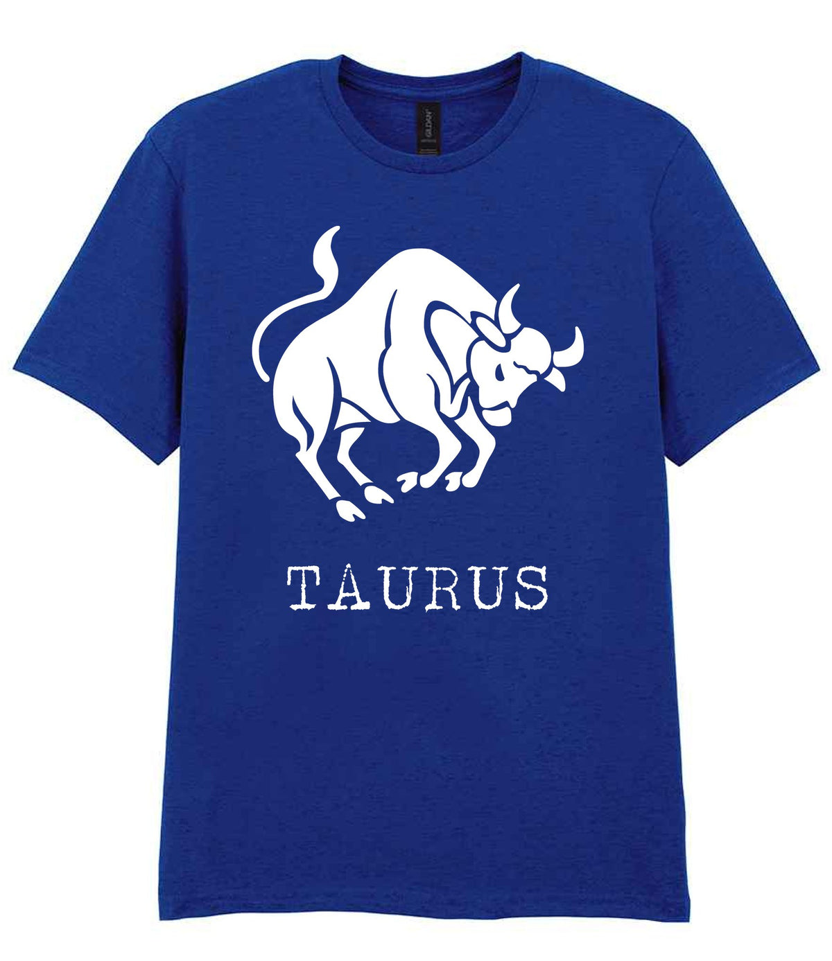 Taurus t-shirt in fan deep royal