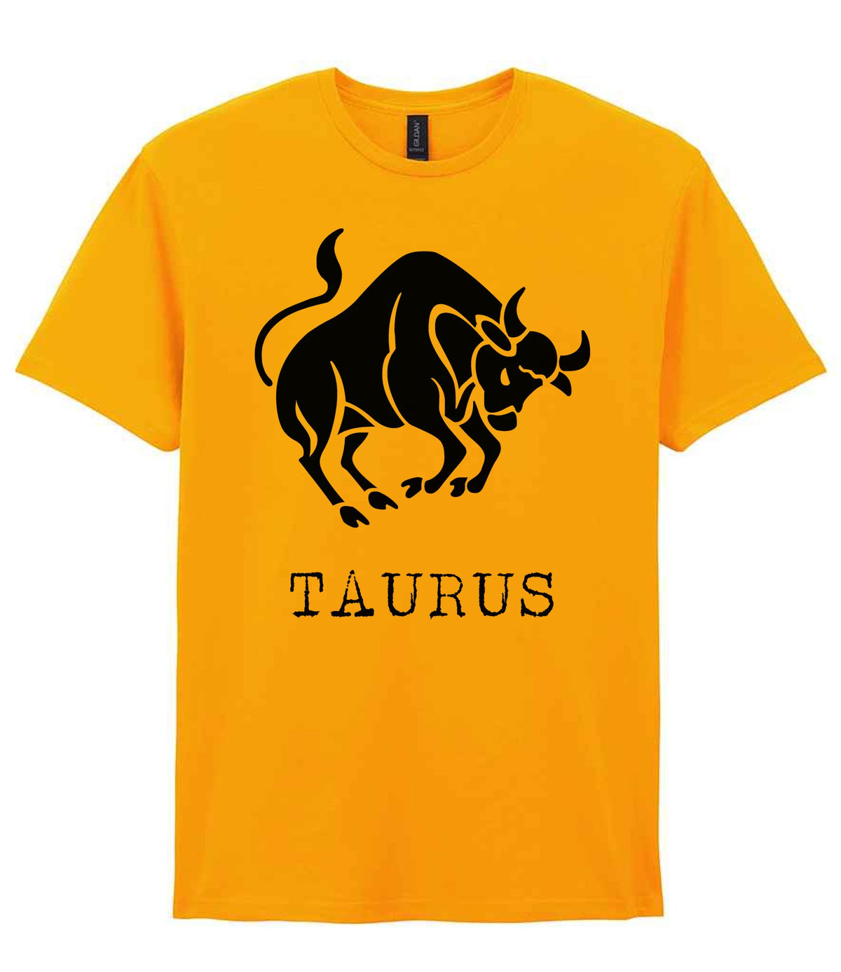 Taurus t-shirt in gold