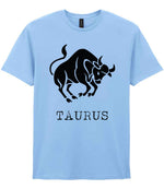 Taurus t-shirt in light blue