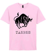 Taurus t-shirt in light pink