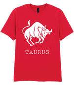 Taurus t-shirt in red
