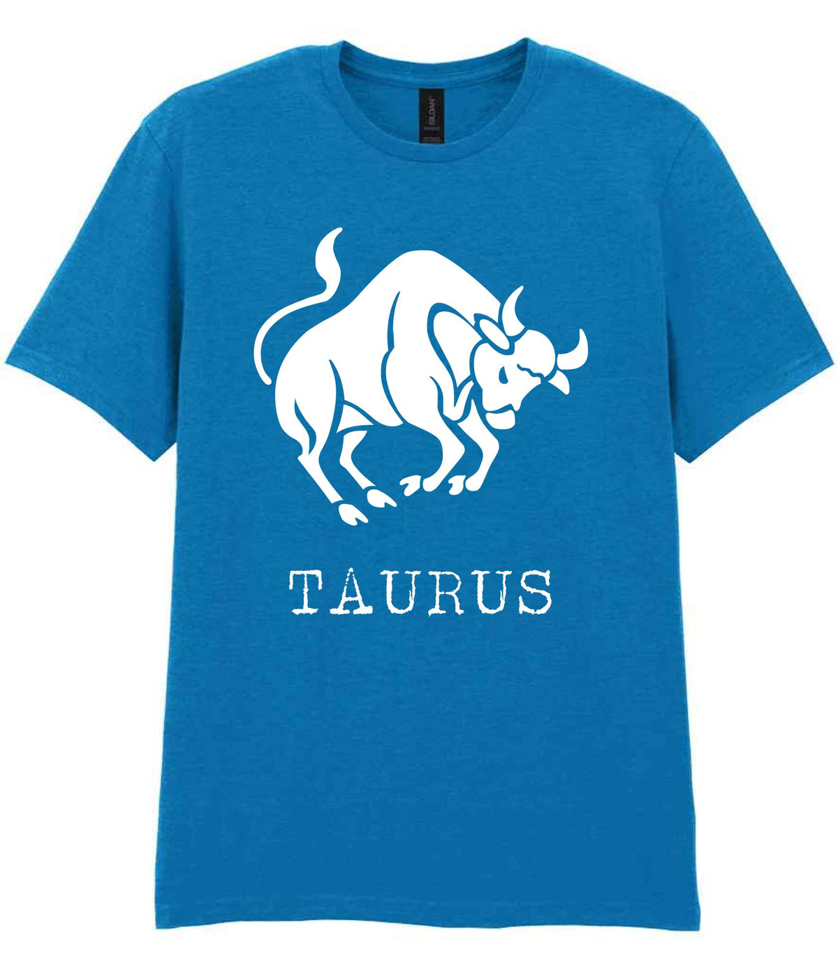 Taurus t-shirt in sapphire blue