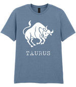 Taurus t-shirt in stone blue