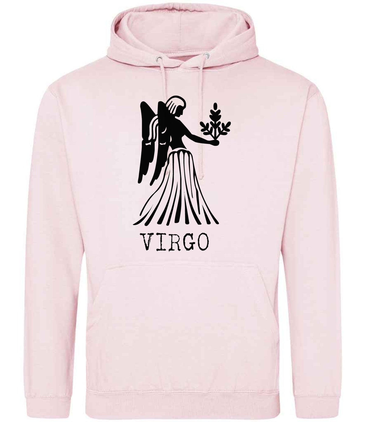Virgo hoodie in baby pink