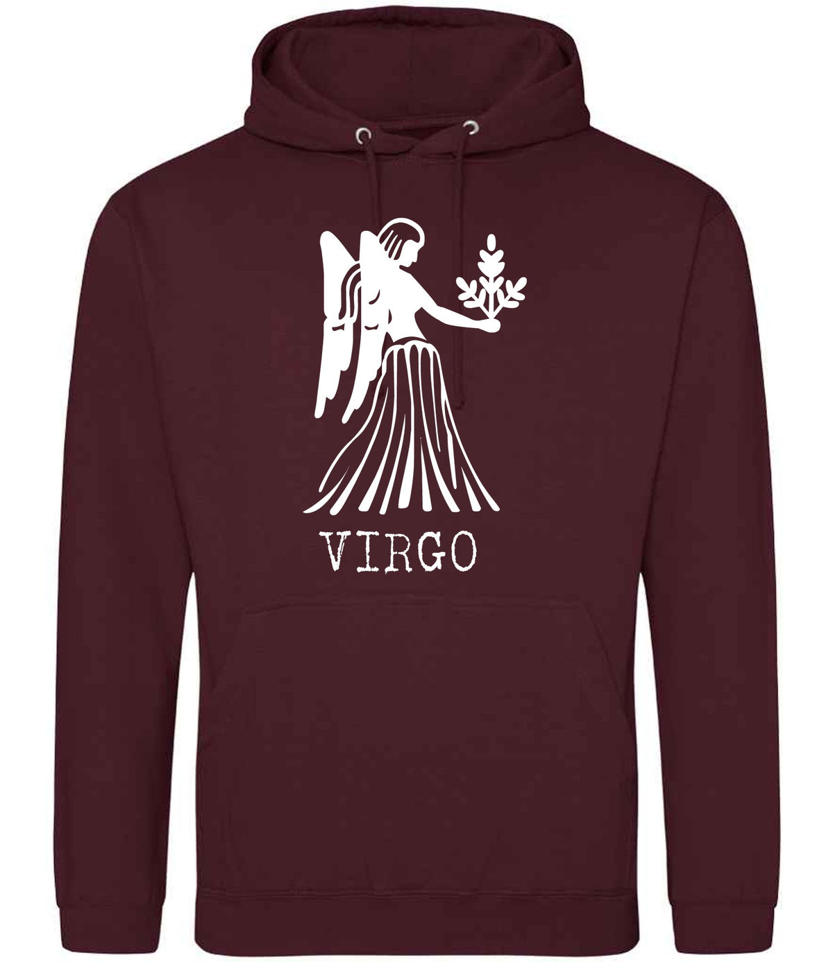 Virgo hoodie in burgundy