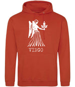 Virgo hoodie in burnt orange