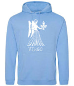Virgo hoodie in cornflower blue