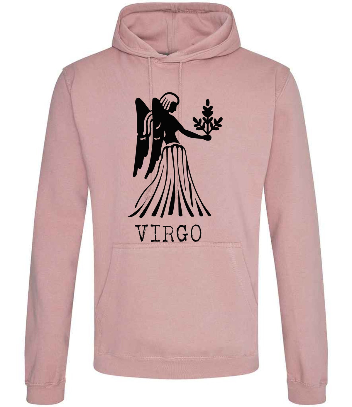 Virgo hoodie in dusty pink