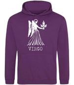 Virgo hoodie in magenta magic