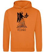 Virgo hoodie in orange crush