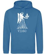 Virgo hoodie in sapphire blue