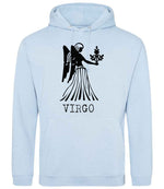 Virgo hoodie in sky blue