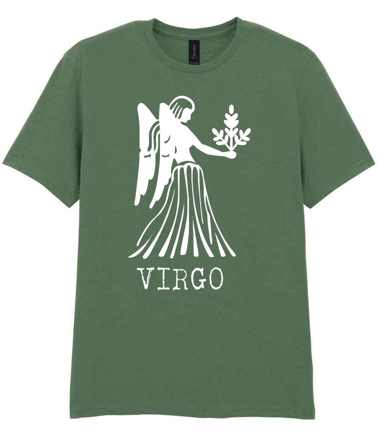 Virgo t-shirt in military green