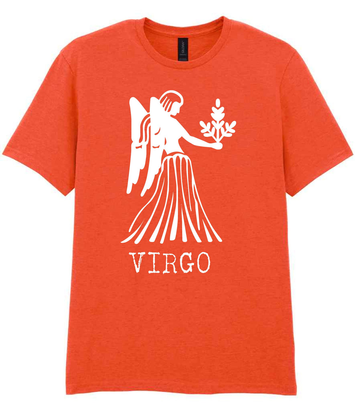 Virgo t-shirt in orange