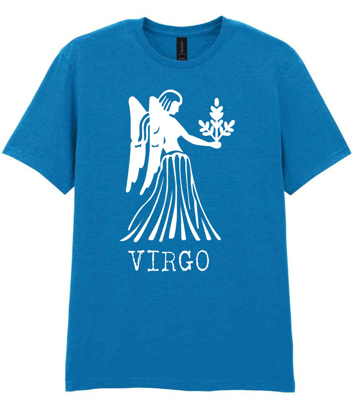 Virgo t-shirt in sapphire blue