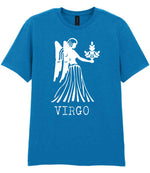 Virgo t-shirt in sapphire blue