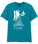Virgo t-shirt in tropical blue