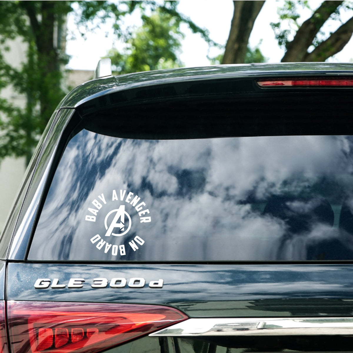 Baby Avenger on Board – Bumper Sticker in Dark