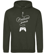 Hardcore Gamer hoodie in combat green