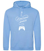 Hardcore Gamer hoodie in cornflower blue