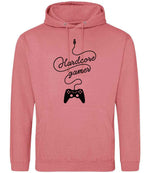 Hardcore Gamer hoodie in dusty rose