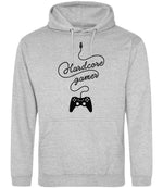 Hardcore Gamer hoodie in heather grey