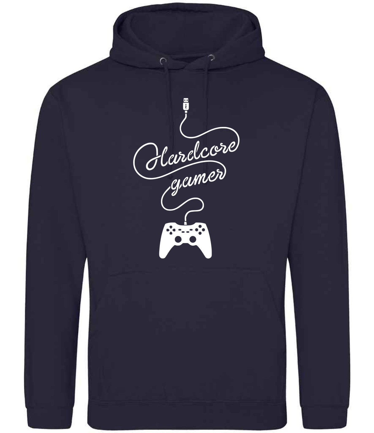 Hardcore Gamer hoodie in new french navy