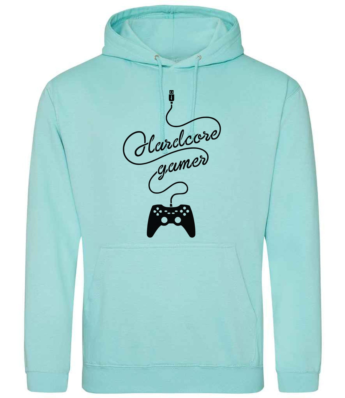 Hardcore Gamer hoodie in peppermint
