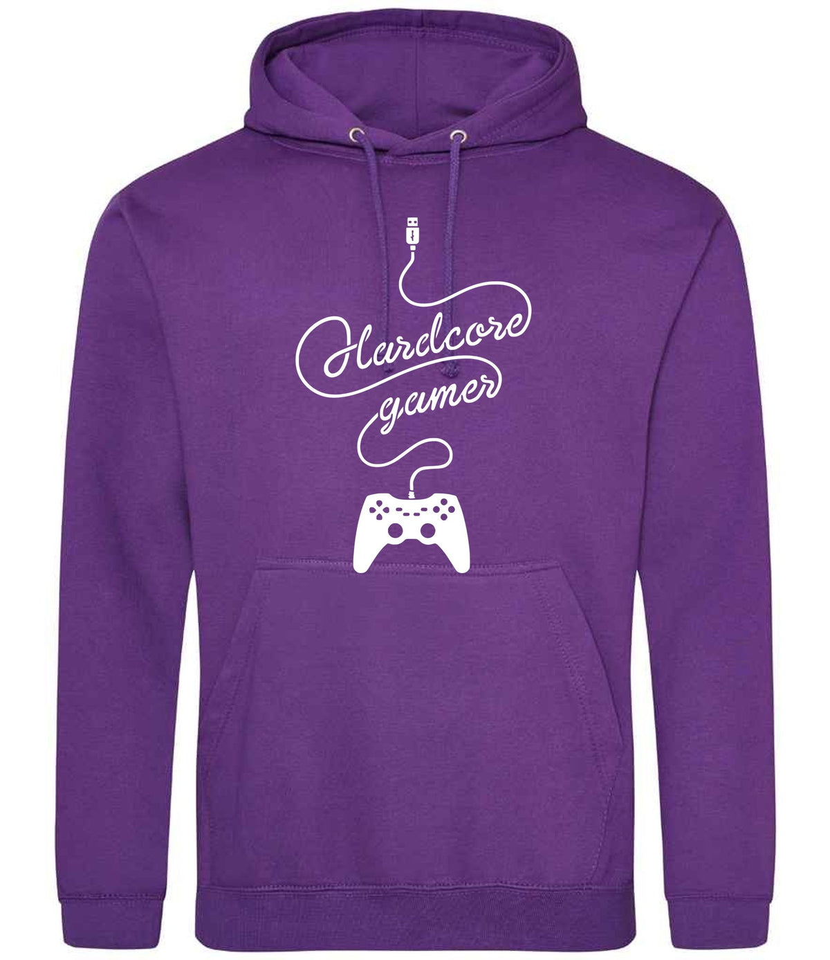 Hardcore Gamer hoodie in purple