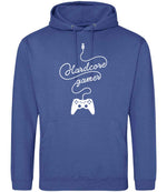 Hardcore Gamer hoodie in royal blue