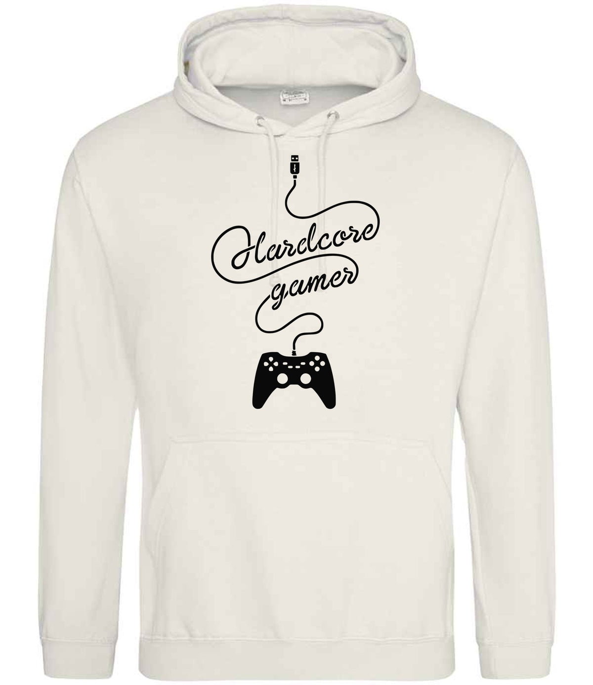 Hardcore Gamer hoodie in vanilla milkshake