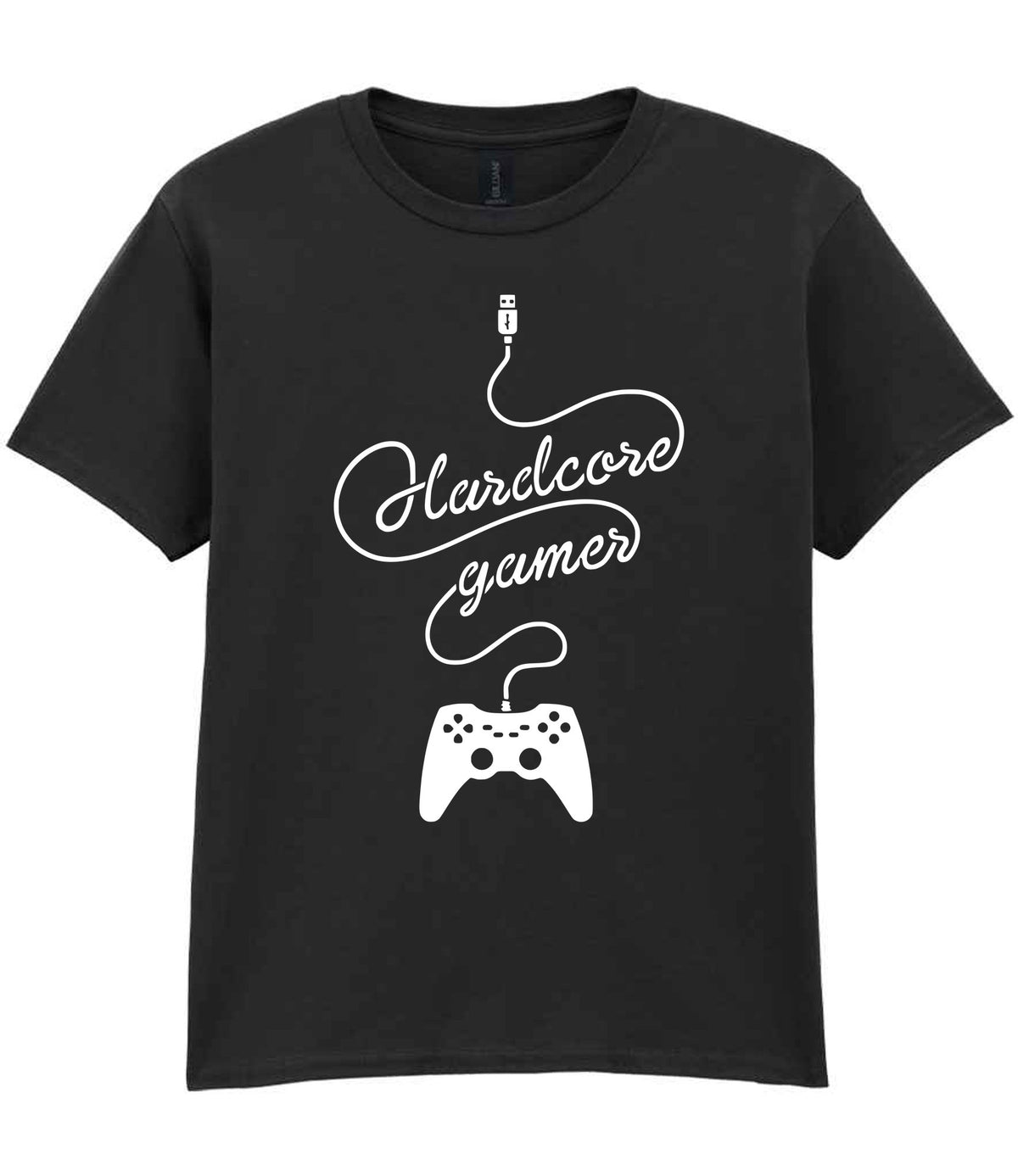 Hardcore Gamer t-shirt in black