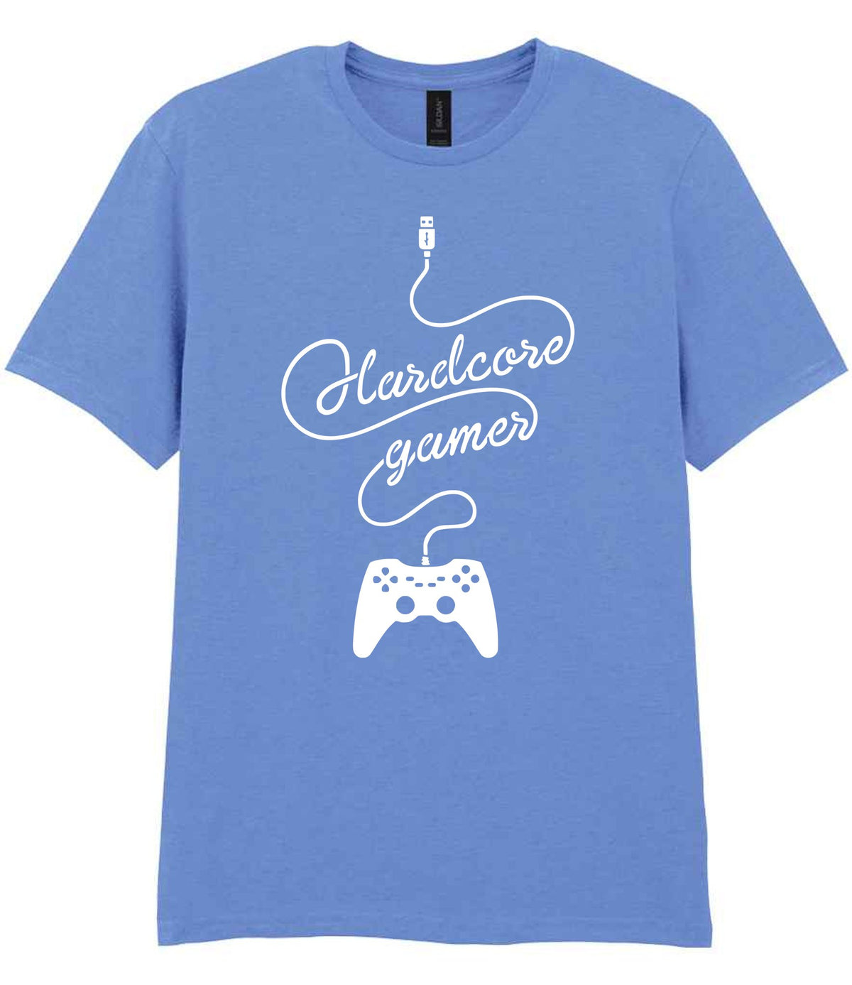 Hardcore Gamer t-shirt in carolina blue