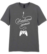 Hardcore Gamer t-shirt in charcoal