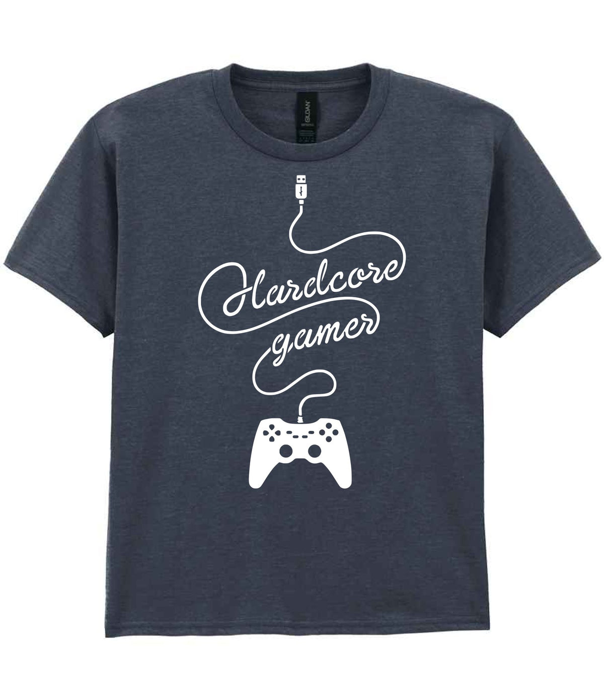 Hardcore Gamer t-shirt in dark heather