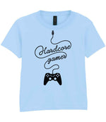 Hardcore Gamer t-shirt in light blue