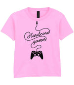 Hardcore Gamer t-shirt in light pink