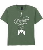 Hardcore Gamer t-shirt in military green