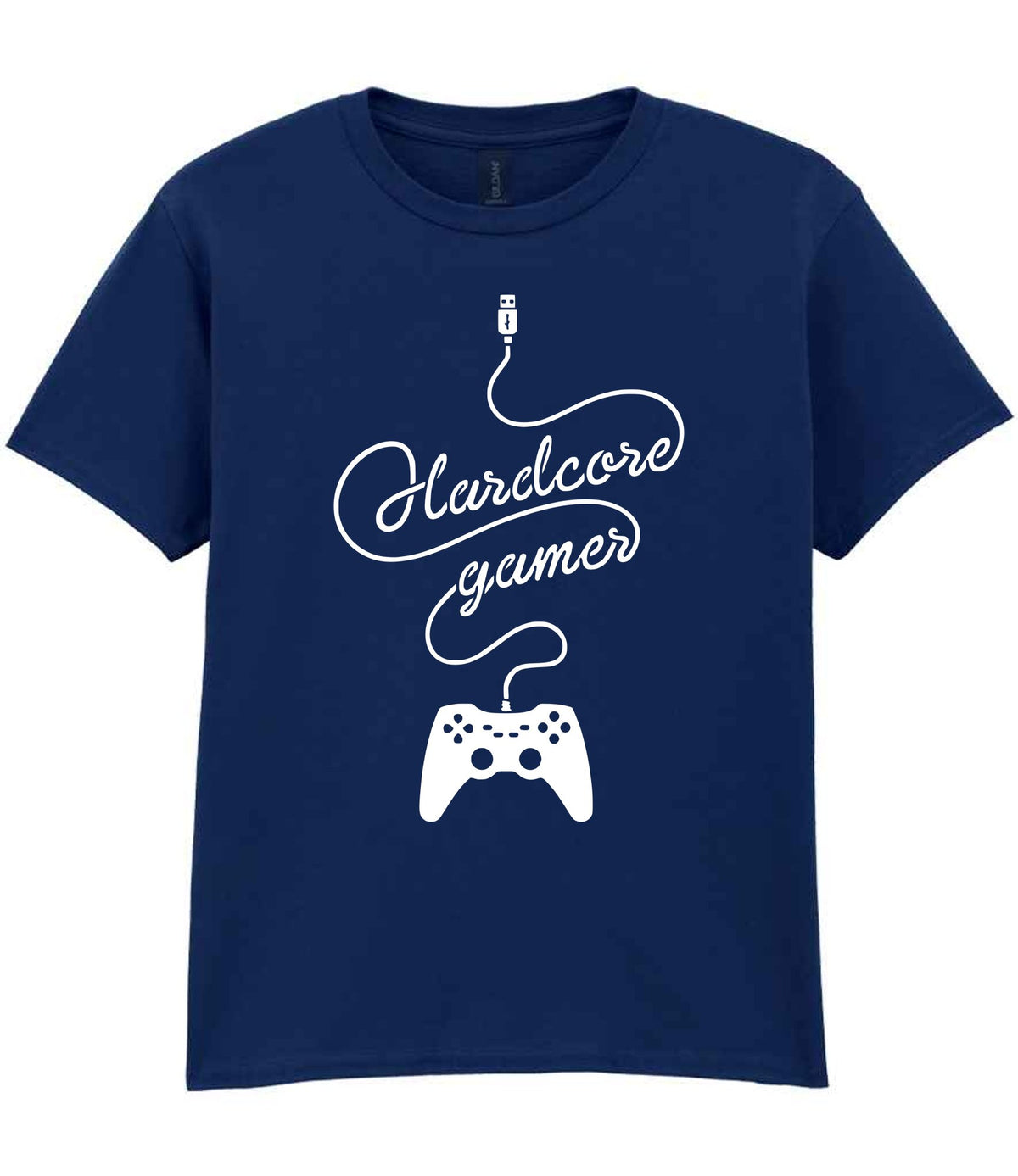 Hardcore Gamer t-shirt in navy