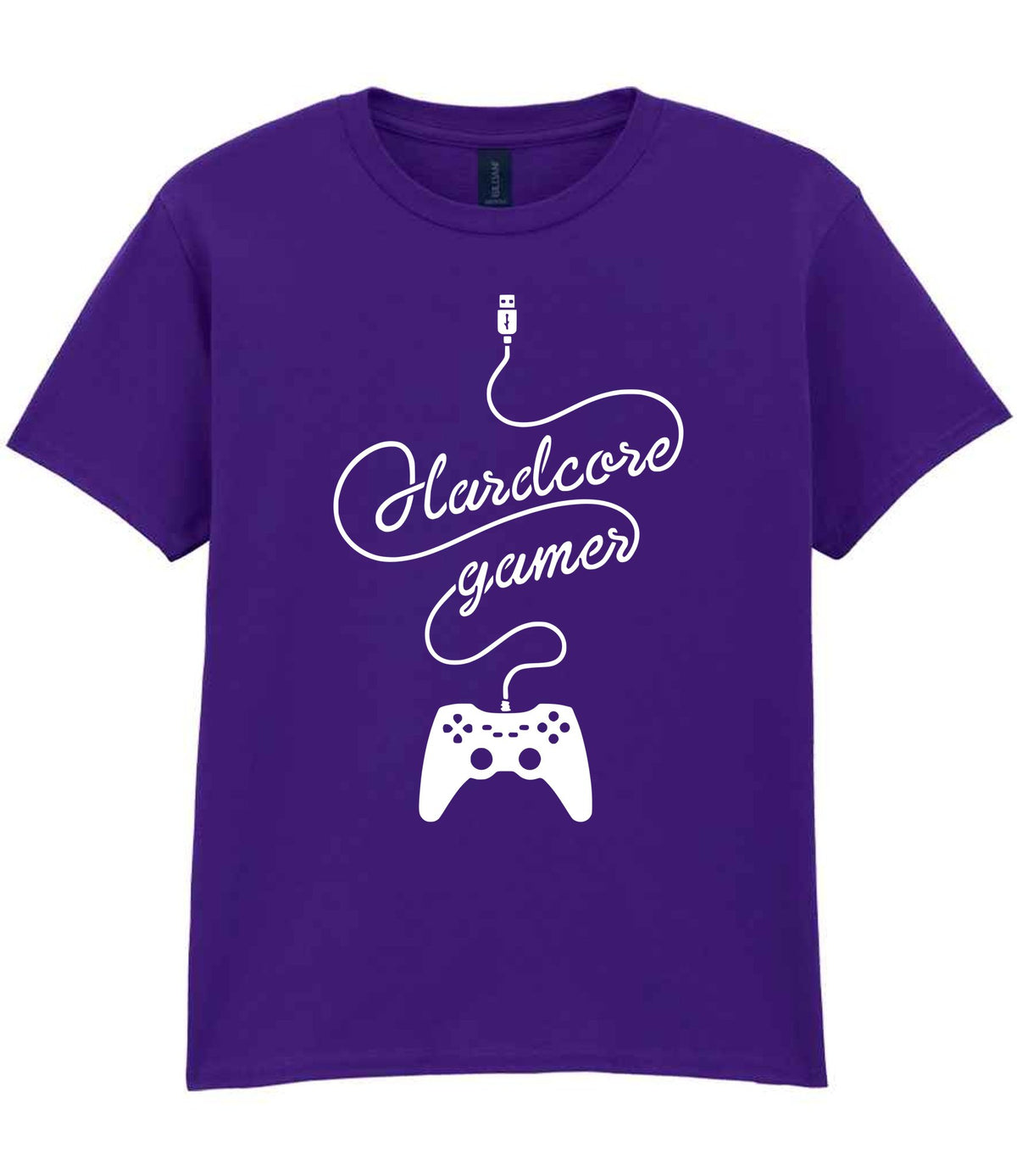 Hardcore Gamer t-shirt in purple