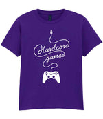 Hardcore Gamer t-shirt in purple
