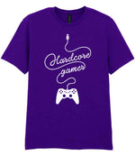 Hardcore Gamer t-shirt in purple