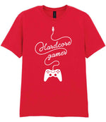 Hardcore Gamer t-shirt in red
