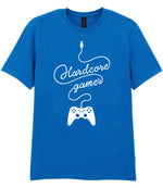 Hardcore Gamer t-shirt in royal blue