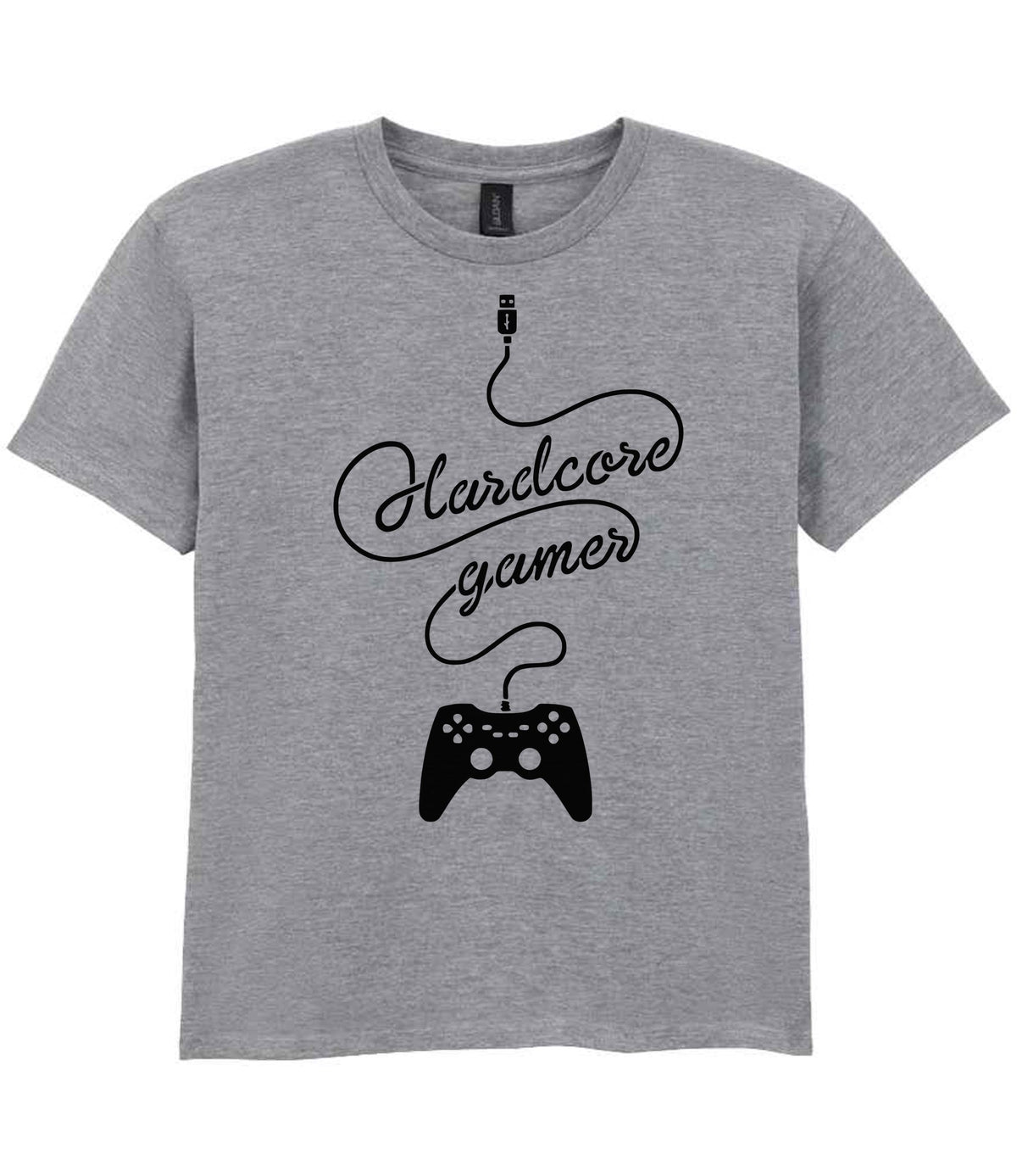 Hardcore Gamer t-shirt in sport grey