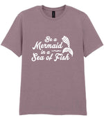 Be a Mermaid in a Sea of Fish t-shirt in paragon