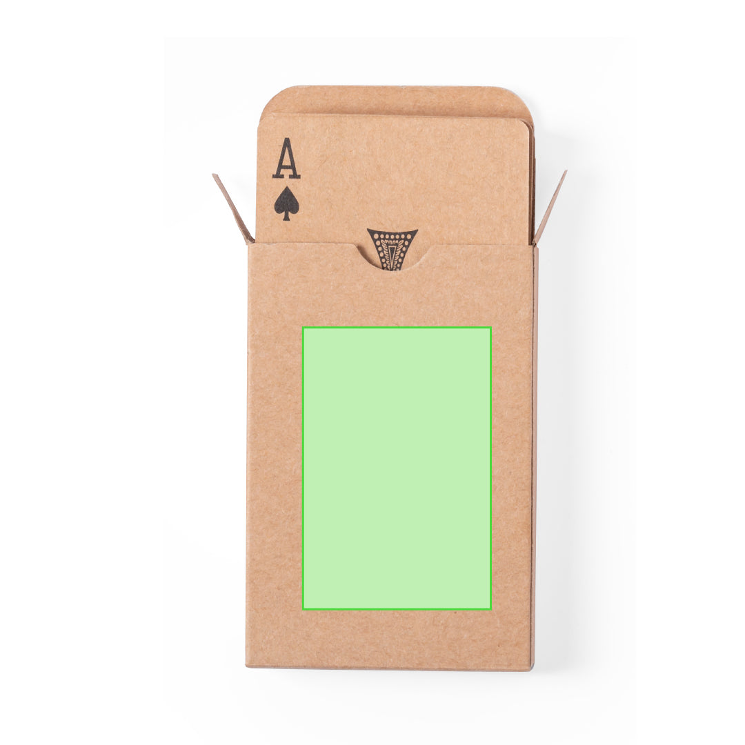 Trebol Recycled Cardboard Playing Cards – Eco-Friendly French Nature Line