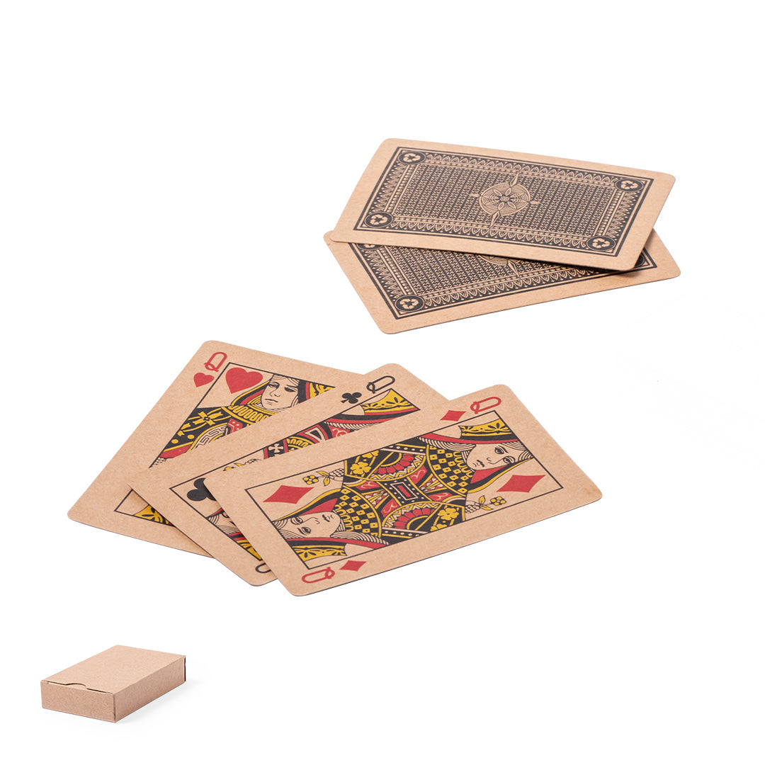 Trebol Recycled Cardboard Playing Cards – Eco-Friendly French Nature Line