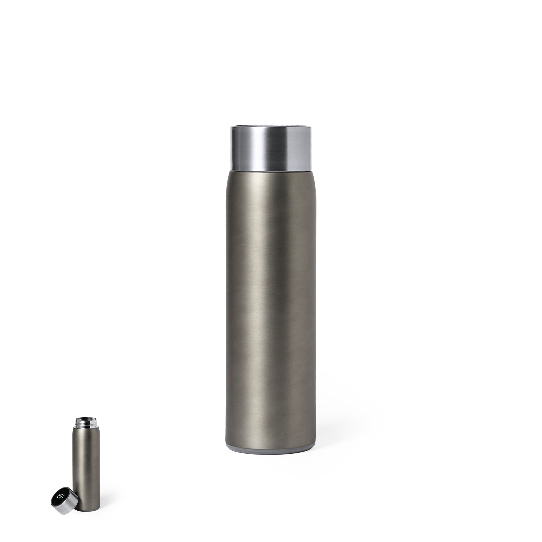 Kenay Thermal Bottle – Stainless Steel Double Wall Insulated Bottle with Temperature Gauge